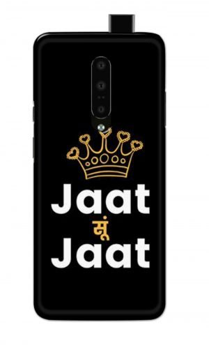 For OnePlus 7 Pro Printed Mobile Case Back Cover Pouch (Jaat Su Jaat)