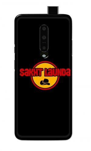 For OnePlus 7 Pro Printed Mobile Case Back Cover Pouch (Sakht Launda)