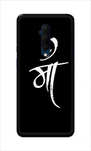 For OnePlus 7t Pro Printed Mobile Case Back Cover Pouch (Maa Mother)