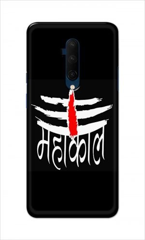 For OnePlus 7t Pro Printed Mobile Case Back Cover Pouch (Mahakaal)