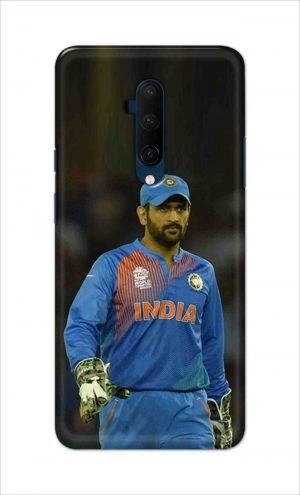 For OnePlus 7t Pro Printed Mobile Case Back Cover Pouch (Mahendra Singh Dhoni)