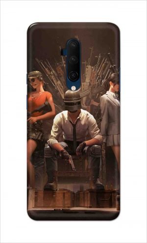 For OnePlus 7t Pro Printed Mobile Case Back Cover Pouch (Pubg Sitting)