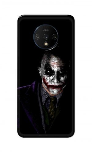 For OnePlus 7t Printed Mobile Case Back Cover Pouch (Joker Why So Serious)
