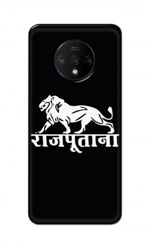 For OnePlus 7t Printed Mobile Case Back Cover Pouch (Rajputana)