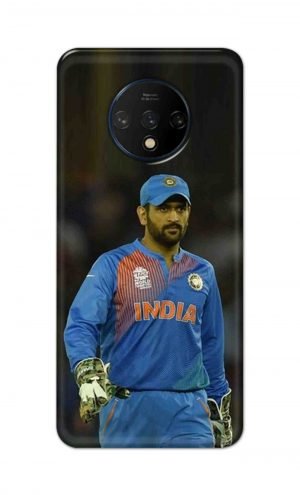 For OnePlus 7t Printed Mobile Case Back Cover Pouch (Mahendra Singh Dhoni)