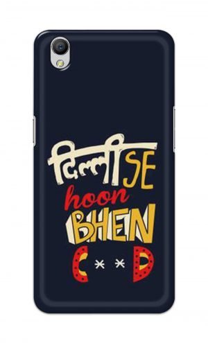 For OppoA37 Printed Mobile Case Back Cover Pouch (Dilli Se Hoon)