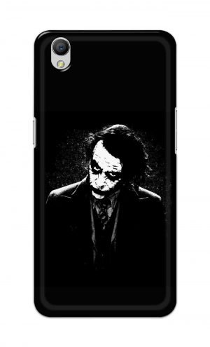 For OppoA37 Printed Mobile Case Back Cover Pouch (Joker Black And White)