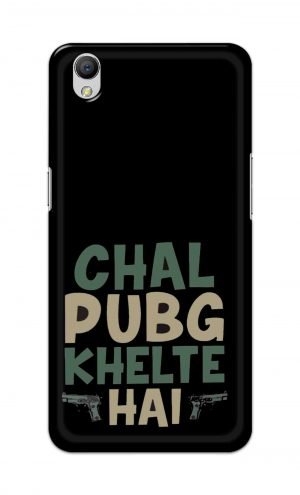 For OppoA37 Printed Mobile Case Back Cover Pouch (Pubg Khelte Hain)