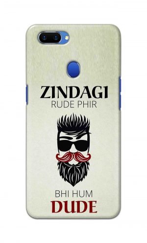 For Oppo A5 Printed Mobile Case Back Cover Pouch (Beta Tumse Na Ho Payega)