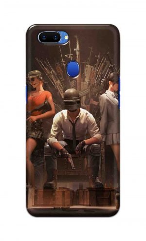 For Oppo A5 Printed Mobile Case Back Cover Pouch (Pubg Sitting)