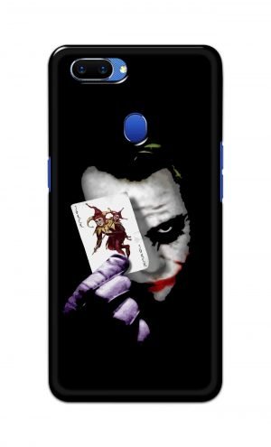 For Oppo A5 Printed Mobile Case Back Cover Pouch (Joker Card In Hand)
