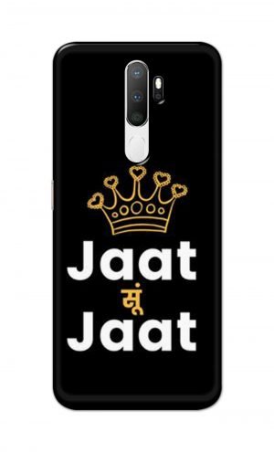 For Oppo A5 2020 / A9 2020 Printed Mobile Case Back Cover Pouch (Jaat Su Jaat)