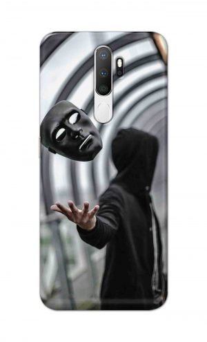 For Oppo A5 2020 / A9 2020 Printed Mobile Case Back Cover Pouch (Mask Man)