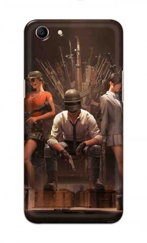 For Oppo A83 Printed Mobile Case Back Cover Pouch (Pubg Sitting)