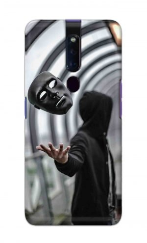 For Oppo F11 Pro Printed Mobile Case Back Cover Pouch (Mask Man)