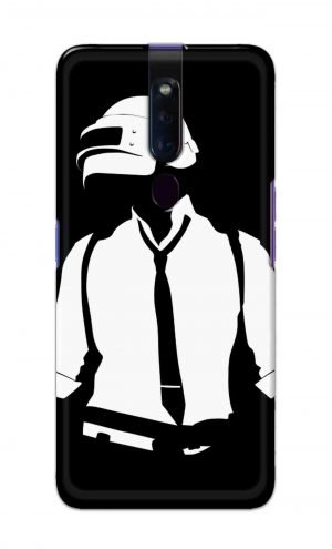 For Oppo F11 Pro Printed Mobile Case Back Cover Pouch (Pubg)