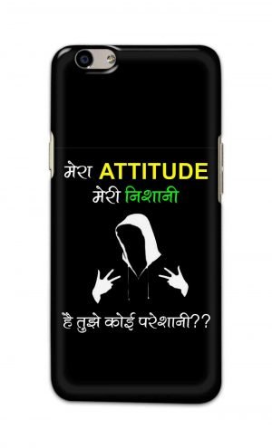For Oppo F1s Printed Mobile Case Back Cover Pouch (Mera Attitude Meri Nishani)