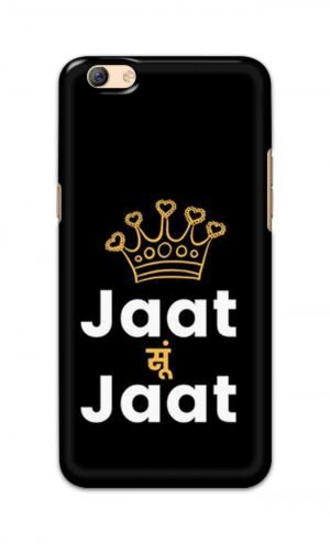 For Oppo F3 Plus Printed Mobile Case Back Cover Pouch (Jaat Su Jaat)