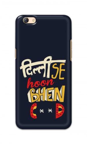 For Oppo F3 Plus Printed Mobile Case Back Cover Pouch (Dilli Se Hoon)