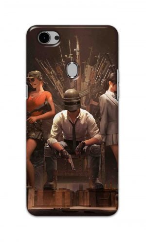 For Oppo F7 Youth Printed Mobile Case Back Cover Pouch (Pubg Sitting)