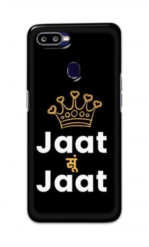 For Oppo F9 F9 Pro Printed Mobile Case Back Cover Pouch (Jaat Su Jaat)