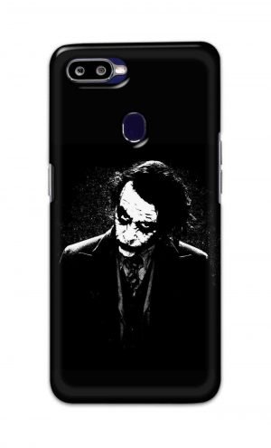 For Oppo F9 F9 Pro Printed Mobile Case Back Cover Pouch (Joker Black And White)