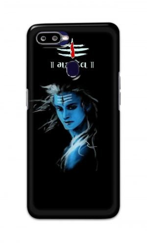 For Oppo F9 F9 Pro Printed Mobile Case Back Cover Pouch (Bhole Shankar)
