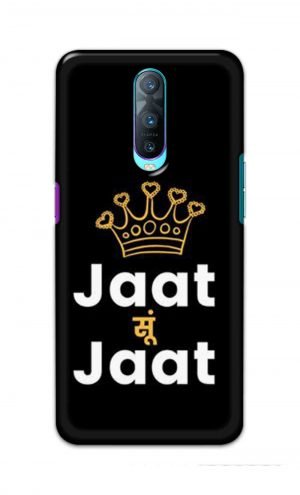 For Oppo R17 Pro Printed Mobile Case Back Cover Pouch (Jaat Su Jaat)