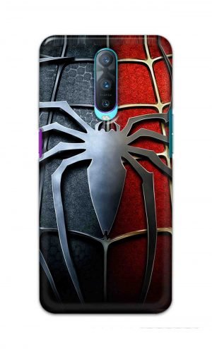 For Oppo R17 Pro Printed Mobile Case Back Cover Pouch (Spider)