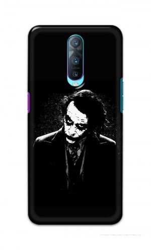 For Oppo R17 Pro Printed Mobile Case Back Cover Pouch (Joker Black And White)