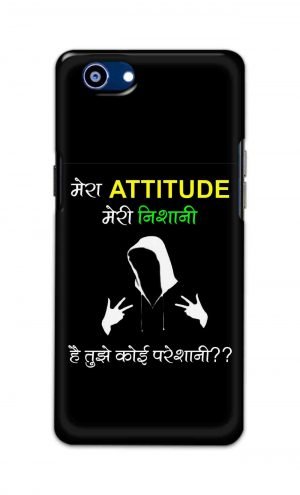 For Realme 1 Printed Mobile Case Back Cover Pouch (Mera Attitude Meri Nishani)