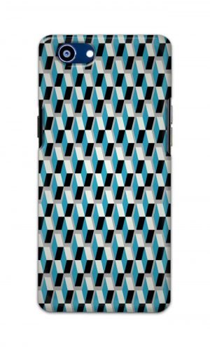 For Realme 1 Printed Mobile Case Back Cover Pouch (Diamonds Pattern)