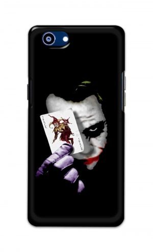 For Realme 1 Printed Mobile Case Back Cover Pouch (Joker Card In Hand)