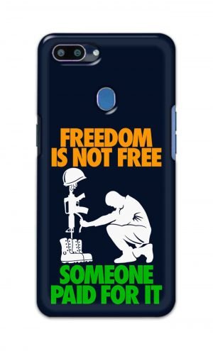 For Realme 2 Printed Mobile Case Back Cover Pouch (Freedom Is Not Free)