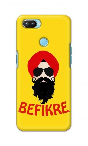 For Realme 2 Pro Printed Mobile Case Back Cover Pouch (Sardar Ji Befikre)