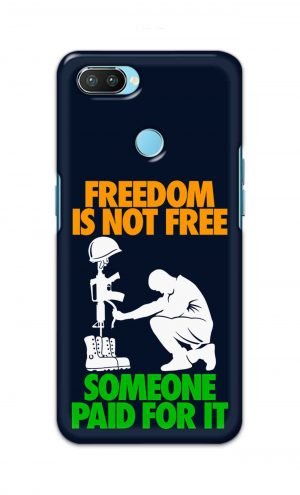 For Realme 2 Pro Printed Mobile Case Back Cover Pouch (Freedom Is Not Free)
