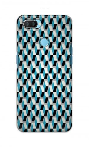 For Realme 2 Pro Printed Mobile Case Back Cover Pouch (Diamonds Pattern)