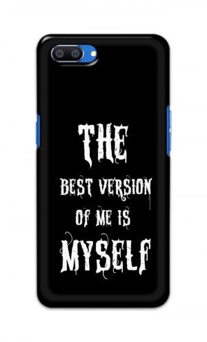 For Realme C1 Printed Mobile Case Back Cover Pouch (The Best Version Of Me)