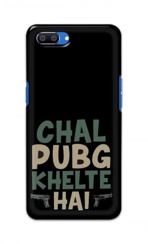 For Realme C1 Printed Mobile Case Back Cover Pouch (Pubg Khelte Hain)