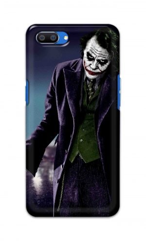 For Realme C1 Printed Mobile Case Back Cover Pouch (Joker Standing)