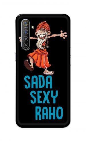 For Realme X2 Printed Mobile Case Back Cover Pouch (Sada Sexy Raho)