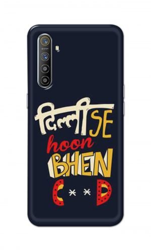 For Realme X2 Printed Mobile Case Back Cover Pouch (Dilli Se Hoon)