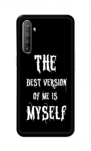 For Realme X2 Printed Mobile Case Back Cover Pouch (The Best Version Of Me)