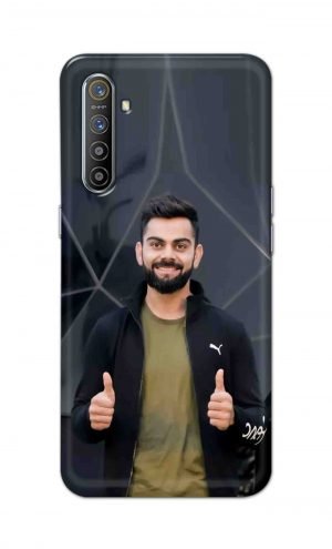 For Realme X2 Printed Mobile Case Back Cover Pouch (Virat Kohli)