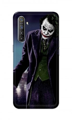 For Realme X2 Printed Mobile Case Back Cover Pouch (Joker Standing)