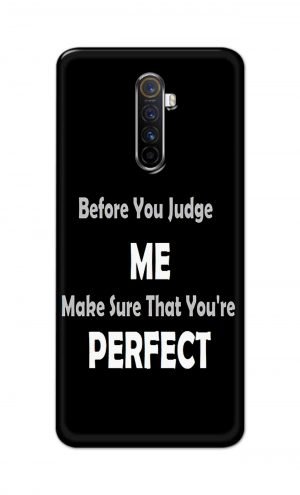 For Realme X2 Pro Printed Mobile Case Back Cover Pouch (Before You Judge Me)