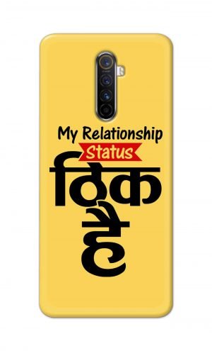 For Realme X2 Pro Printed Mobile Case Back Cover Pouch (My Relationship Status)