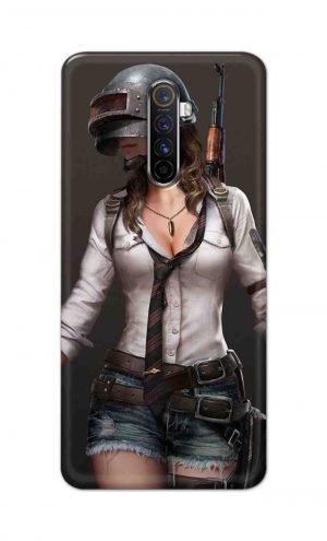 For Realme X2 Pro Printed Mobile Case Back Cover Pouch (Pubg Girl)