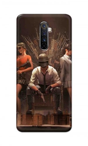 For Realme X2 Pro Printed Mobile Case Back Cover Pouch (Pubg Sitting)