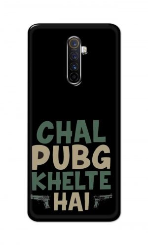 For Realme X2 Pro Printed Mobile Case Back Cover Pouch (Pubg Khelte Hain)